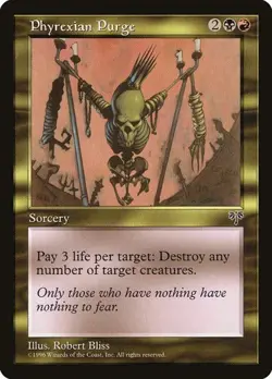 Phyrexian Purge Mirage MP MTG - Image 1