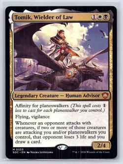 Tomik, Wielder of Law 333 Commander: Secrets of Strixhaven MTG NM - Image 1