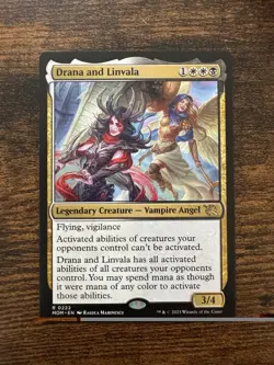 Drana and Linvala - Light Play MTG March of the Machine - Image 2