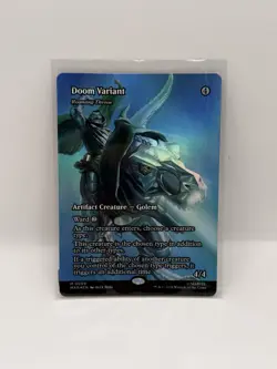 Doom Variant (Roaming Throne) Full Art Foil M0099 NM Magic The Gathering - Image 1