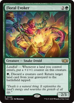 Floral Evoker [Commander: Tarkir: Dragonstorm - 46] NM - Image 1