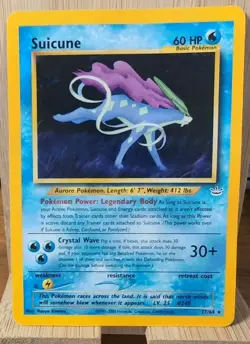 Suicune 27/64 - Neo Revelation - Rare Non Holo - 2001 Pokemon MP - Image 1