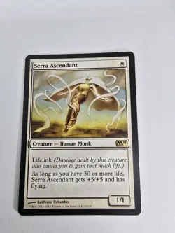 Wizards Serra Ascendant Core Set 2011 M11 Creature White Rare Human Monk Regular - Image 1