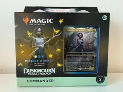 MTG Duskmourn House of Horror Miracle Worker Commander Deck - SEALED - Magic - Image 1