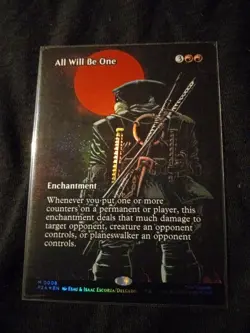 All Will Be One (Borderless Foil) Teenage Mutant Ninja Source Material (PZA) MTG - Image 1