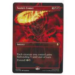 1x Sozin's Comet (0332) Borderless Foil Avatar The Last Airbender MTG NM English - Image 1