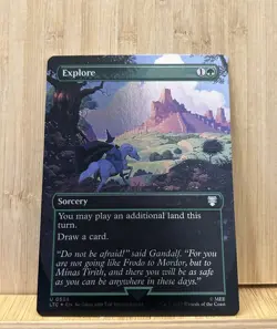MTG LTC 0528 - “Explore” - Extended Art - FOIL - Image 1