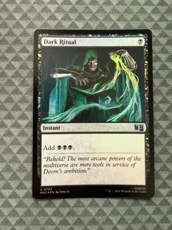 MTG Dark Ritual #0793 Foil Uncommon Commander: Marvel Super Heroes (MSC) - Image 1
