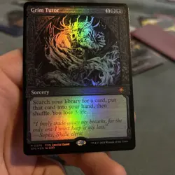 Grim Tutor Showcase Foil Special Guests #0076 Mythic Black EN 2021 - Image 1