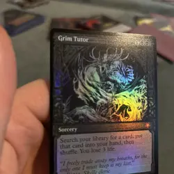 Grim Tutor Showcase Foil Special Guests #0076 Mythic Black EN 2021 - Image 2