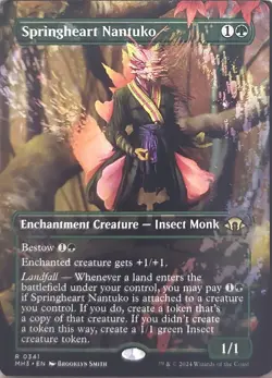 Magic: The Gathering Modern Horizons 3 Springheart Nantuko (Borderless) 341 R LP - Image 1