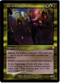 Urza, Chief Artificer (Retro) 2 Mythic Commander: The Brothers' War NM Foil - Image 1