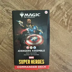 Magic: The Gathering Avengers Assemble Commander Deck Captain America Nick Fury - Image 1