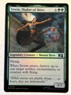 Storm, Shaker of Skies Commander: Marvel Super Heroes Foil - Image 1