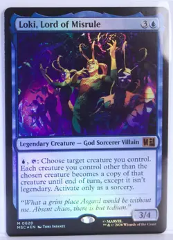 Loki, Lord of Misrule [New, Near Mint] *Foil* {Marvel Super Heroes} - Image 1