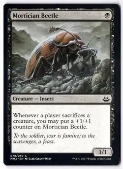 Mortician Beetle MM3 78 Magic: The Gathering C NM - Image 1