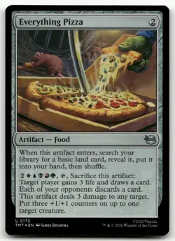 Everything Pizza #173 (Foil) (NM) Teenage Mutant Ninja Turtles TMT Magic MTG - Image 1