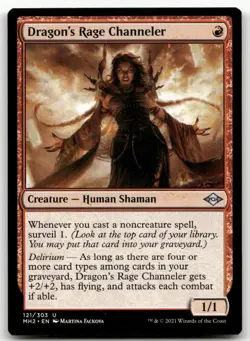 Dragon's Rage Channeler #121 (NM) Modern Horizons 2 MH2 Magic MTG - Image 1