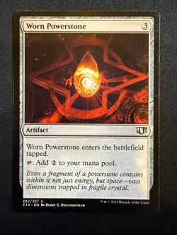 Worn Powerstone 282 Uncommon Commander 2014 Magic: The Gathering Lightly Played - Image 1