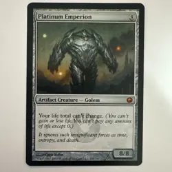 MTG Scars of Mirrodin Platinum Emperion #193 Mythic Rare English Magic Card - Image 1