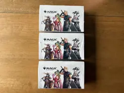 3 MTG Final Fantasy Play Booster Boxes New Sealed English Magic the Gathering - Image 1