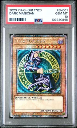 Dark Magician - PSA 10 - TN23-EN001 - Quarter Century Secret Rare - Yugioh - Image 1