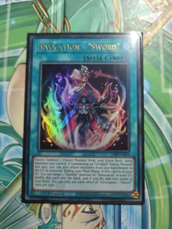 Konami Yu-Gi-Oh! TCG Invocation - "Sword" COTI-EN053 Spell Card 1st Ed EN - Image 1