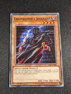 Yu-Gi-Oh! Gravekeeper's Assailant SS01-ENB06 1st Edition Common NM - Image 1