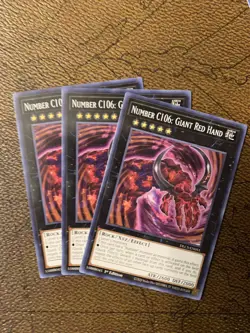 YuGiOh Number C106: Giant Red Hand DLCS-EN051 1st Edition Common X3 - Image 1