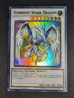 Yu-Gi-Oh! Stardust Spark Dragon DUDE-EN012 1st Edition Ultra Rare NM - Image 1