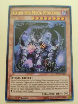 Caius the Mega Monarch MP15-EN215 Ultra Rare 1st Edition LP - Image 1