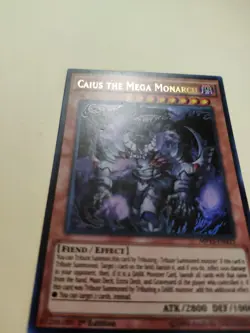 Caius the Mega Monarch MP15-EN215 Ultra Rare 1st Edition LP - Image 2