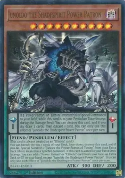 Yugioh! Junoldo the Shadespirit Power Patron - BLZD-EN013 - Ultra Rare - 1st Edi - Image 1