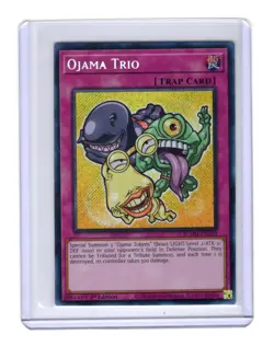 Ojama Trio BLMM-EN010 Battles of Legend: Monster Mayhem Yu-Gi-Oh 1st Edition NM - Image 1