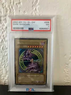 2002 Yu-Gi-Oh! Dark Magician - SDY-006 Ultra Rare Unlimited - PSA 7 NM #006 - Image 1