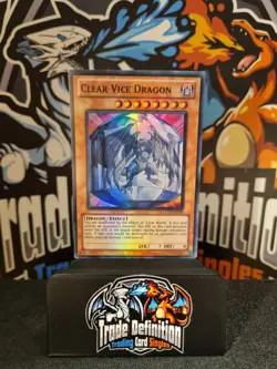 Clear Vice Dragon LCGX-EN209 Super Rare YuGiOh - Image 1