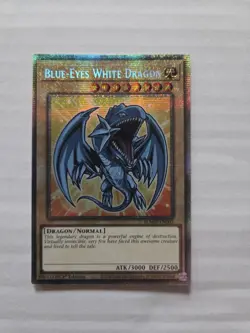 Yu-Gi-Oh Blue-Eyes White Dragon BLMM-EN001 Starlight Rare 1st Edition - Image 1
