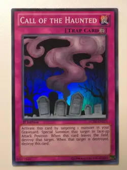 Yugioh - Call of the Haunted LCJW-EN217 1st Ed - Super Rare NM - Image 1