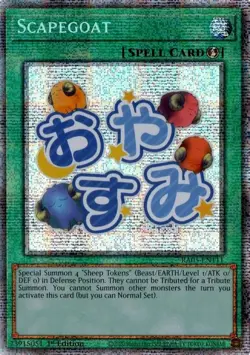 Yugioh! Scapegoat - RA05-EN111 - Starlight Rare - 1st Edition Near Mint, English - Image 1