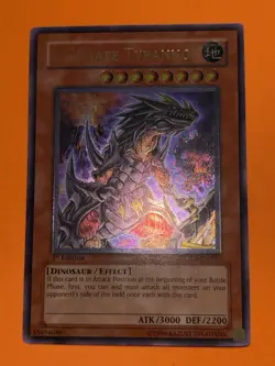 ULTIMATE Rare TYRANNO 1ST Edition YU-GI-OH! POTD-EN020 NM Near Mint - Image 1