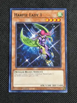 YuGiOh! - Harpie Lady 1 HAC1-EN010 Common 1st Edition Near Mint - Image 1