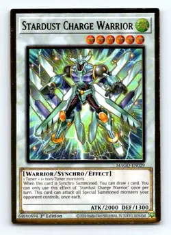 Stardust Charge Warrior - Maximum Gold (MAGO) Yu-Gi-Oh MAGO-EN029 - Image 1