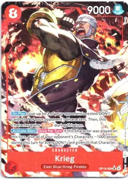 Krieg OP15-008 SR ALT ART | One Piece Card Game | OP15 | English | NM/M - Image 1