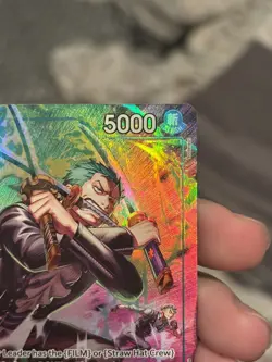 Roronoa Zoro (OP13-037) TR Treasure Rare Adventure on Kami's Island (OP15-EB04) - Image 3