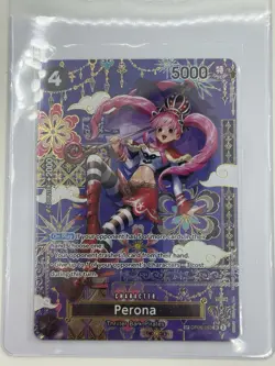 Perona OP06-093 OP14 SP Alternate Art Azure Sea's Seven One Piece Card English - Image 2