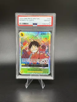 Monkey D. Luffy 500 Years In The Future SR OP07-109 One Piece PSA 10 English - Image 1