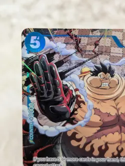 LP One Piece Monkey.D.Luffy OP11-058 Carrying On His Will OP13 Treasure Rare TR - Image 2