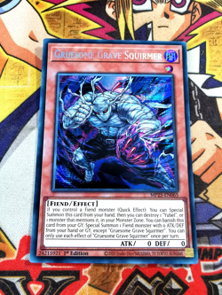 Gruesome Grave Squirmer mp25-en065 1st Ed (NEW) Prismatic-Secret Rare Yu-Gi-Oh! - Image 1