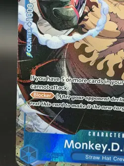 Monkey.D.Luffy OP11-058 TR - Carrying On His Will (OP13) NM - Image 4