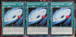 3x Galaxiezyklon STAS-DE038 COMMON DEUTSCH 1.Auflage PLAYSET NM Yu-Gi-Oh! - Image 1